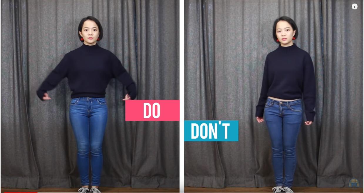 宽骨盆怎样穿搭,自信起来吧