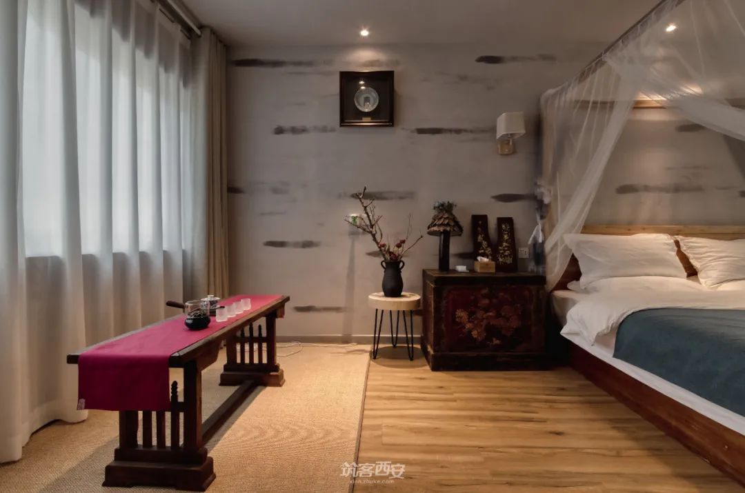 竹影/风和/雀动/人来，西安两座别墅改造的「雀笙」茶宿