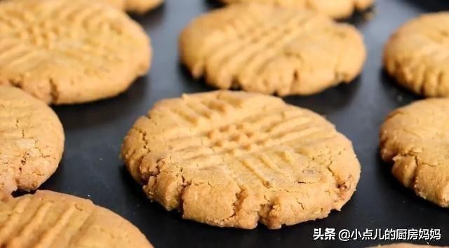 花生酱饼干做出来不酥脆,不放油的饼干的做法