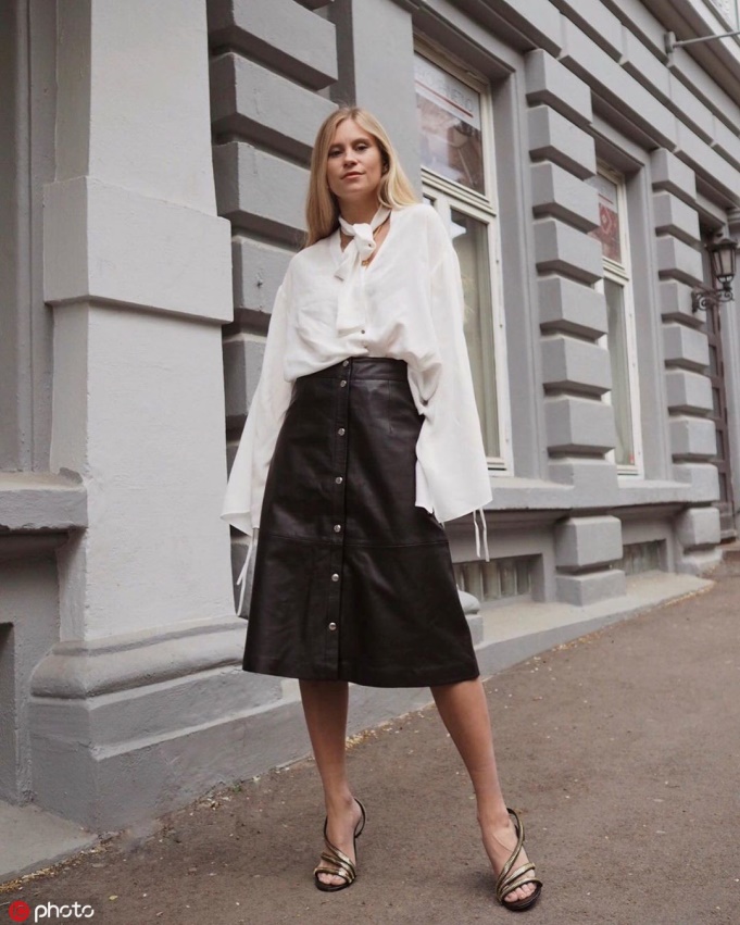 霍思燕黑色皮裙,霍思燕黑皮裙