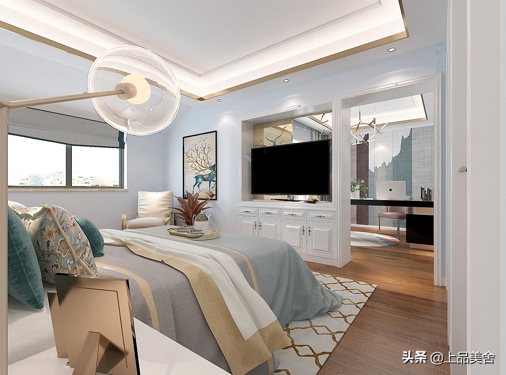 新中式复式沙发背景墙极简高级感,挑高意式极简沙发背景墙高级感