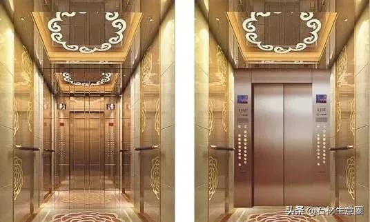 电梯门套石材图片大全,安装石材电梯门套报价