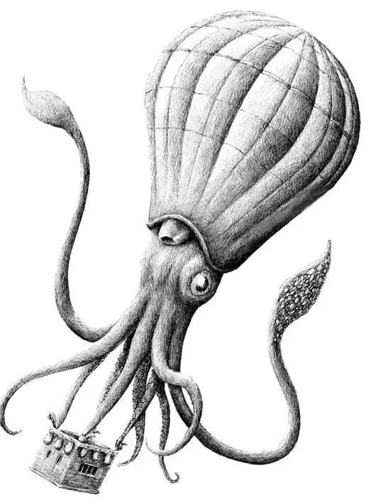 素描创意风景,创意性素描图片100张