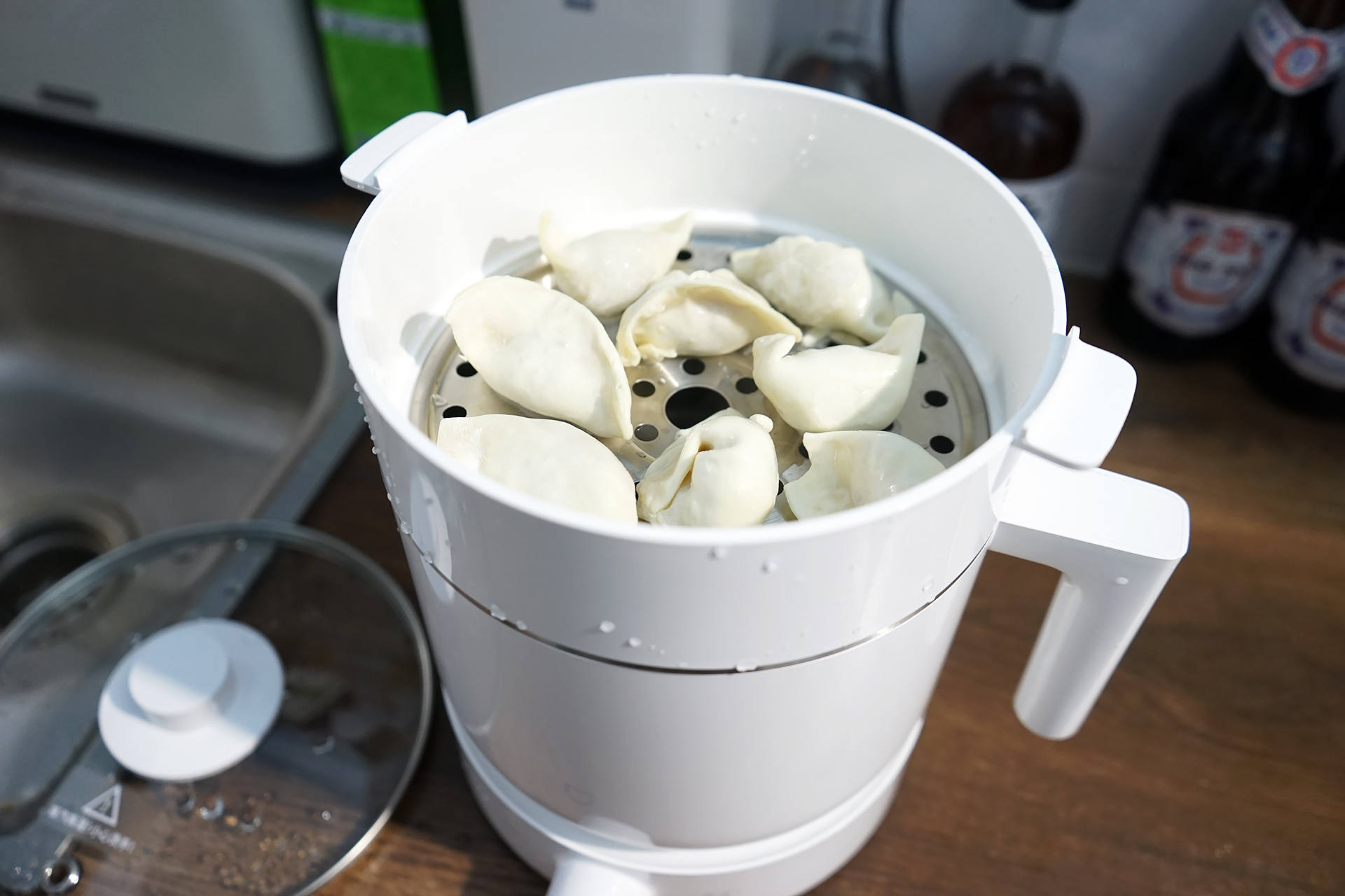 米家智能多功能蒸煮锅做火锅,米家电煮锅多功能蒸煮一体