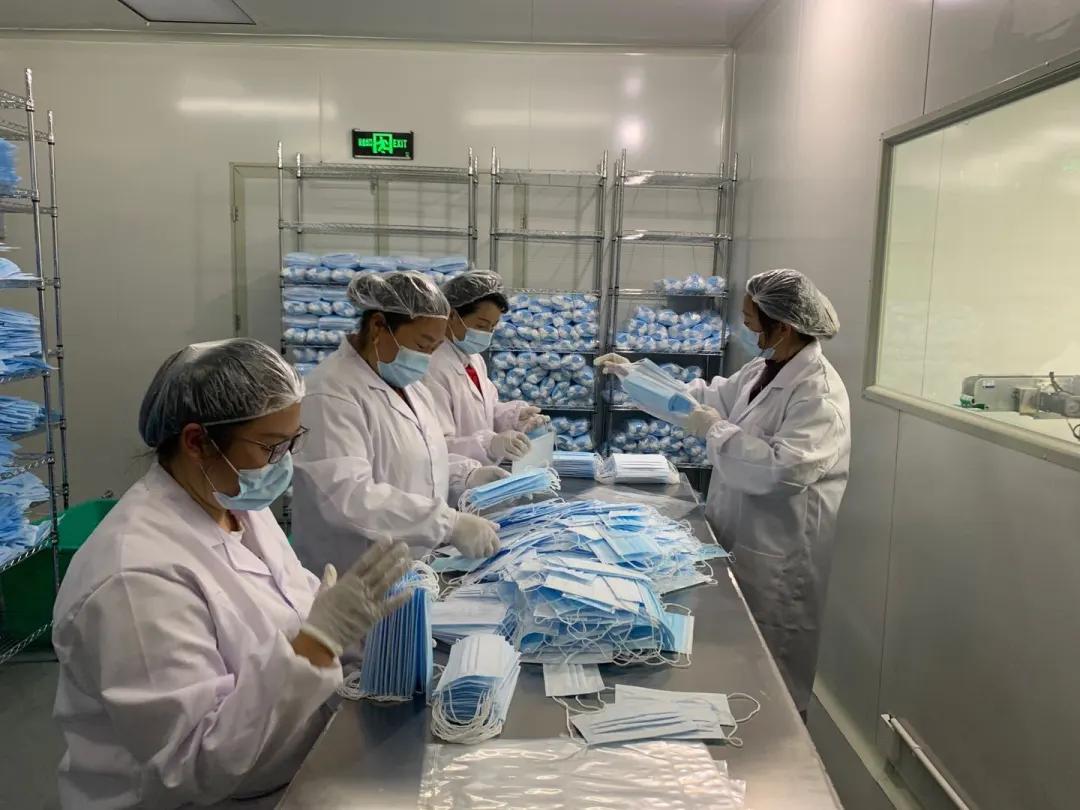 医用口罩厂投产,汶川阿坝州口罩