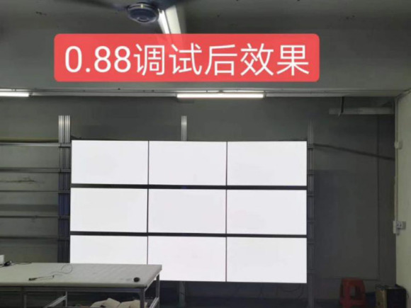 巴中使用1X8LCD无色差拼接屏施工是什么？