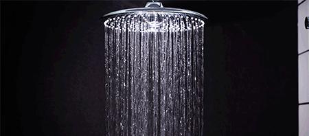 大花洒怎么洗澡,顶喷大花洒