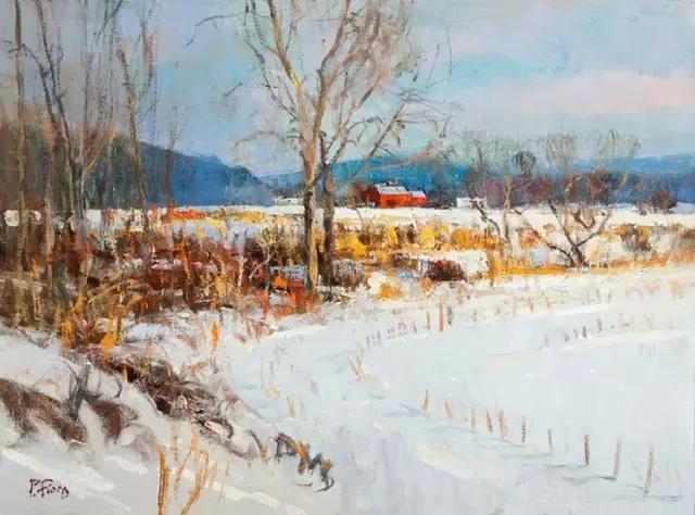 100张油画风景欣赏每一张都是顶配,100张风景油画初学者临摹