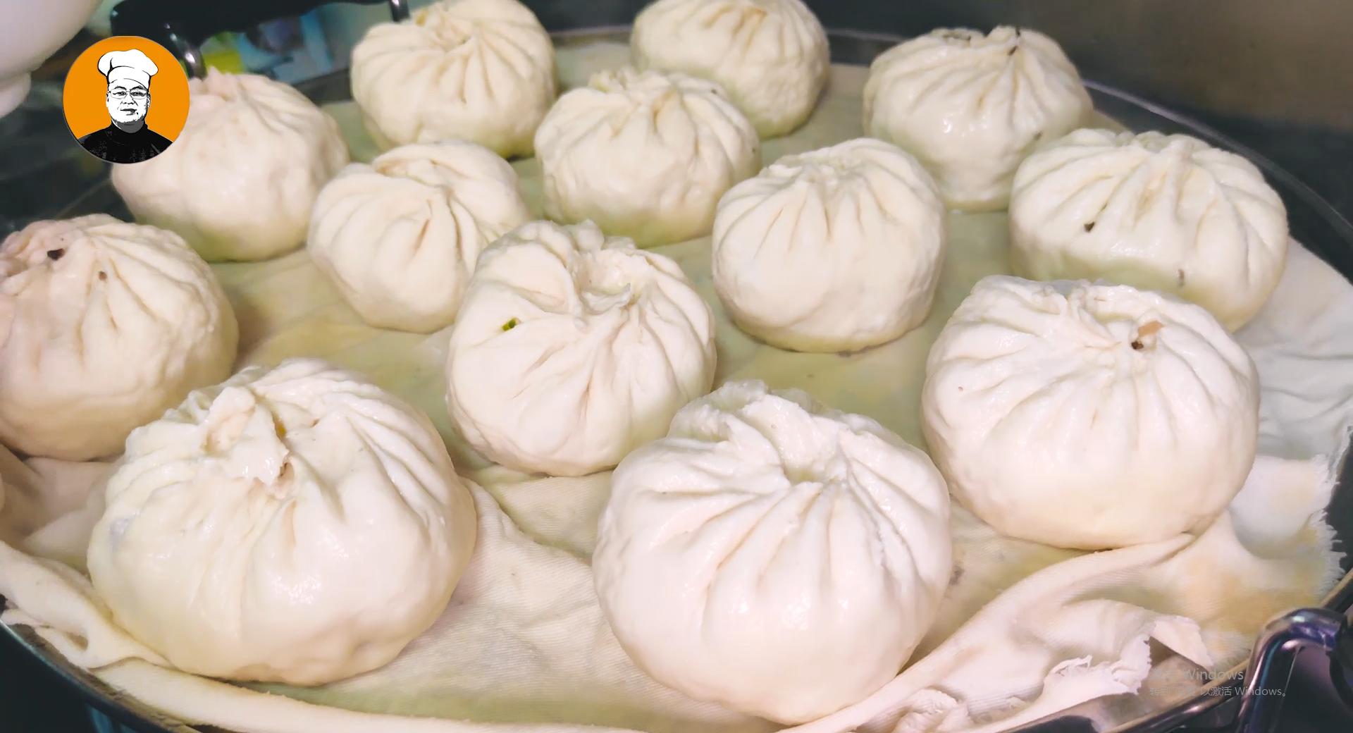 农村80岁老太太蒸包子,蒸破酥包子教程全过程