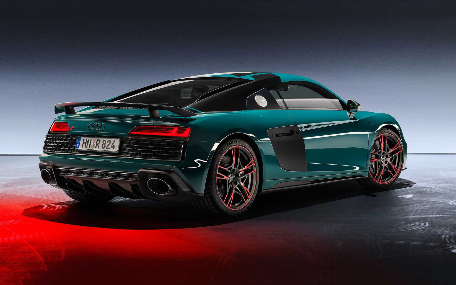 奥迪限量版跑车r8,奥迪r8绿色地狱版多少钱