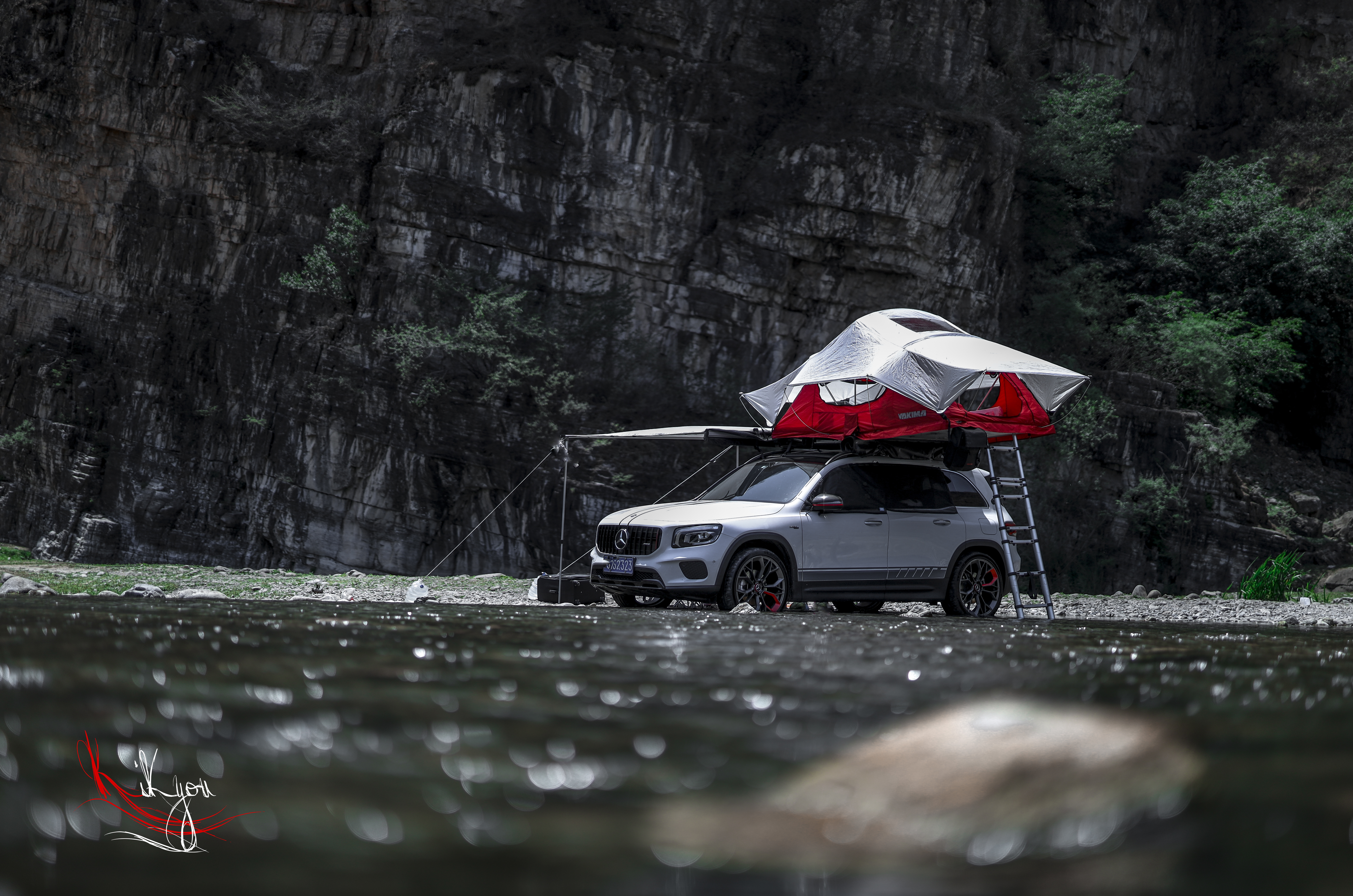 glb旅行改装,奔驰glb露营