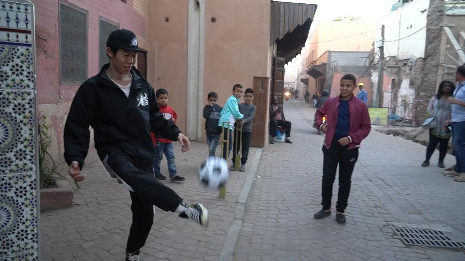 非洲实况足球赛,中国VS摩洛哥(快乐其实很简单)