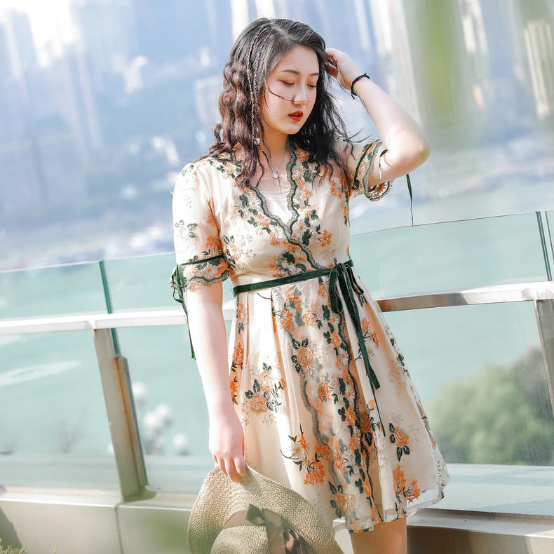 夏季仙气飘飘的纱裙,夏季纱裙仙气