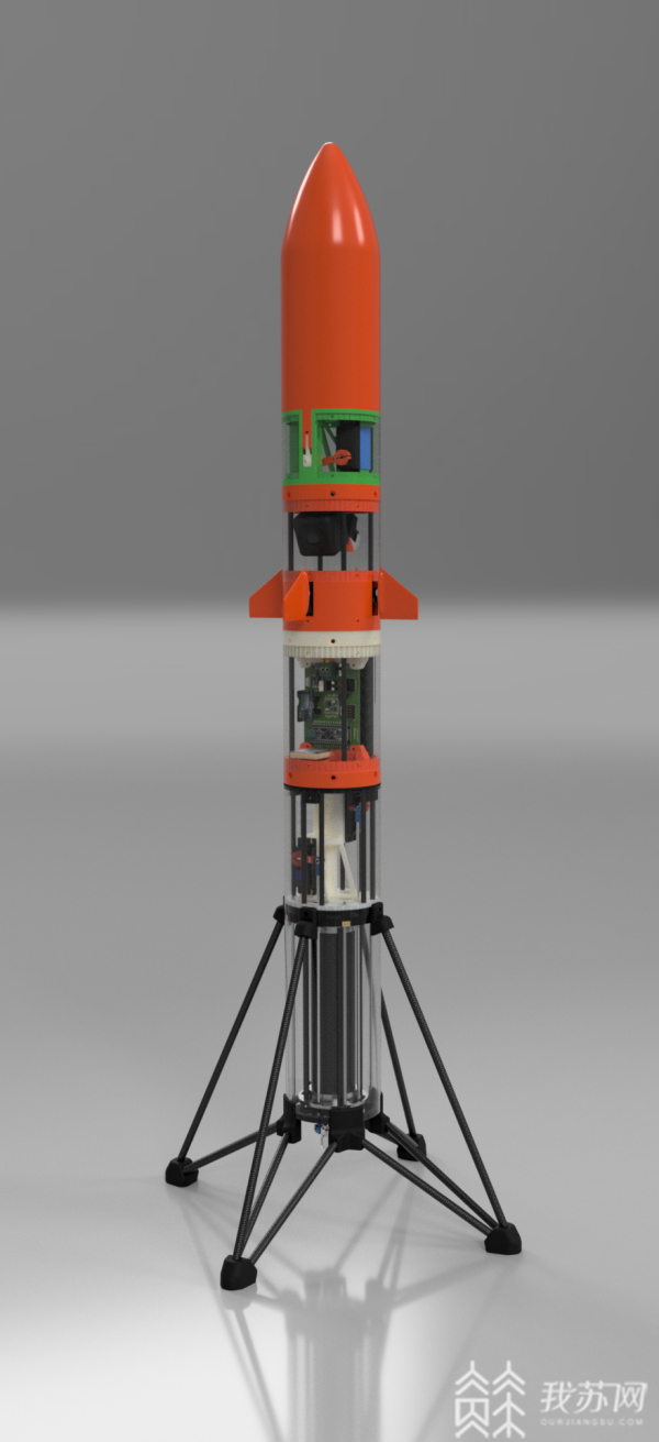 00后学生发射自研火箭,大学生自造火箭发射回收