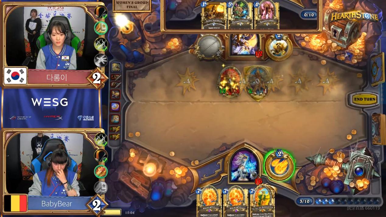 炉石传说：罕见韩国美女竟是世界冠军？网友：小姐姐天下第一