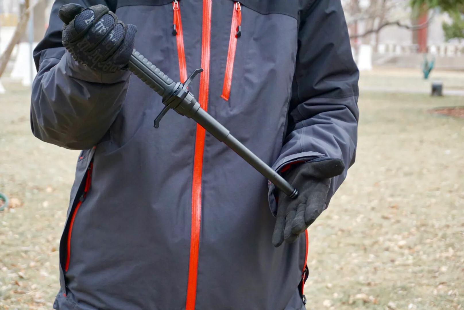 纳丽德nex格挡机械甩棍,nex纳丽德甩棍评测