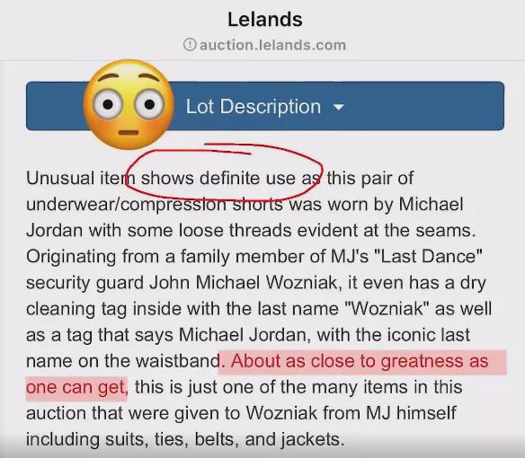 乔丹亲穿签名鞋拍出56万美元,乔丹18年前的照片