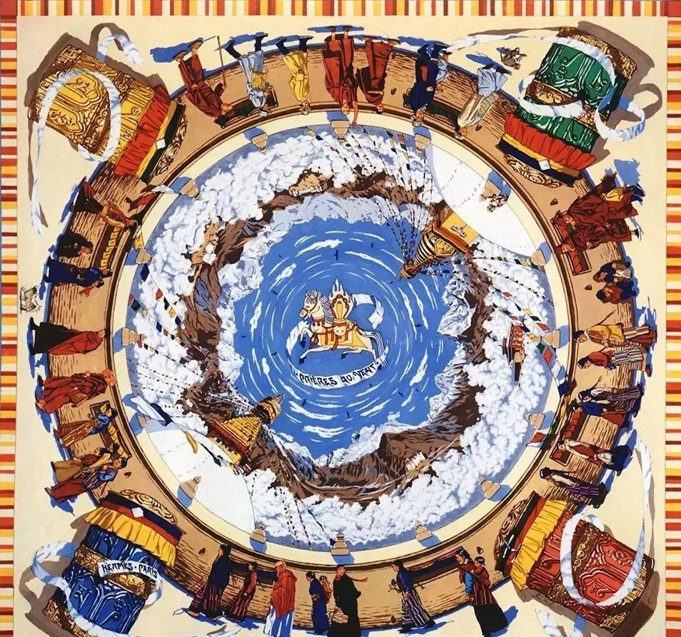 最喜欢的一条爱马仕丝巾,时尚必备独特设计的基础丝巾推荐