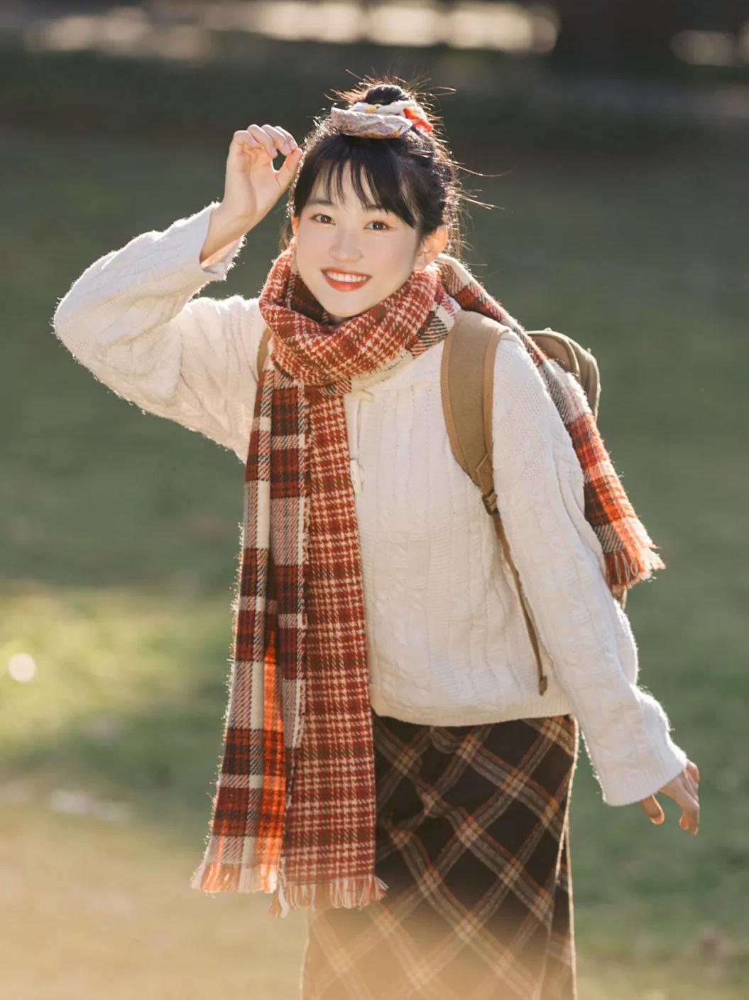 小个子学生党冬季穿搭高级感,学生党冬日穿搭攻略保暖还显高