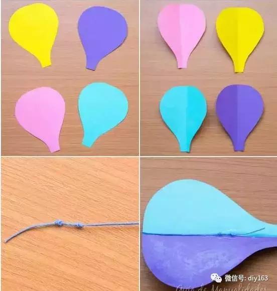 幼儿园气球手工贴画,气球创意手工