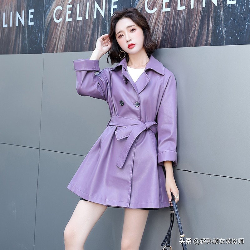 秋冬流行的皮衣外套，搭配简单又帅酷，随便一披，让你魅力挡不住