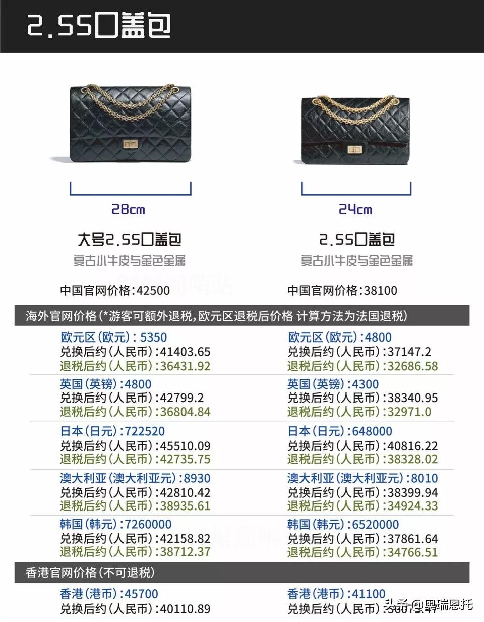 香奈儿经典款包羊皮价格,香奈儿新款中国香港比价