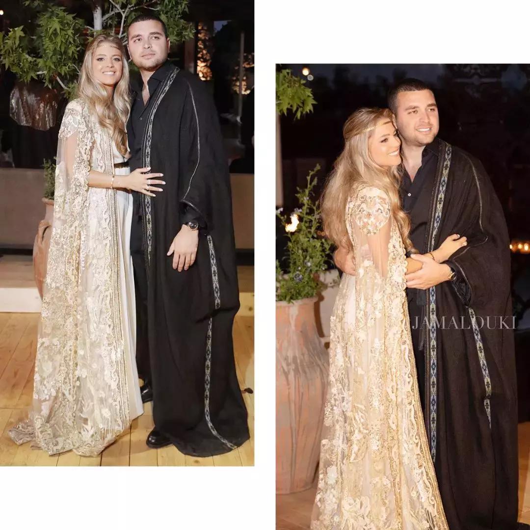 15万颗施华洛世奇水晶,eliesaab婚纱