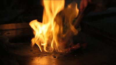 你喷的火是我的造型改编,石棉最出名的铁板烧烤