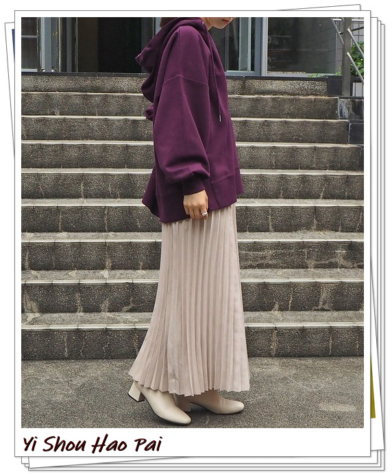 半身百褶裙的穿搭方法冬款,百褶半身裙穿搭秋冬小个子