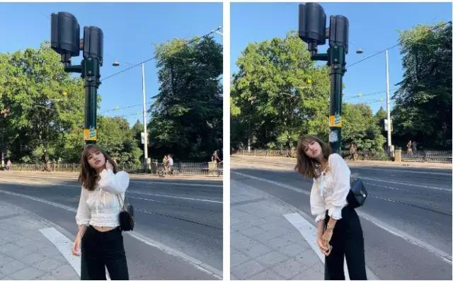 拥有lisa同款铁刘海,拥有香奈儿包包