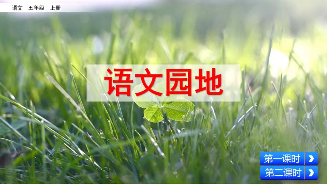 五年级上册语文园地八讲解课件ppt,部编五年级语文上册必考知识点