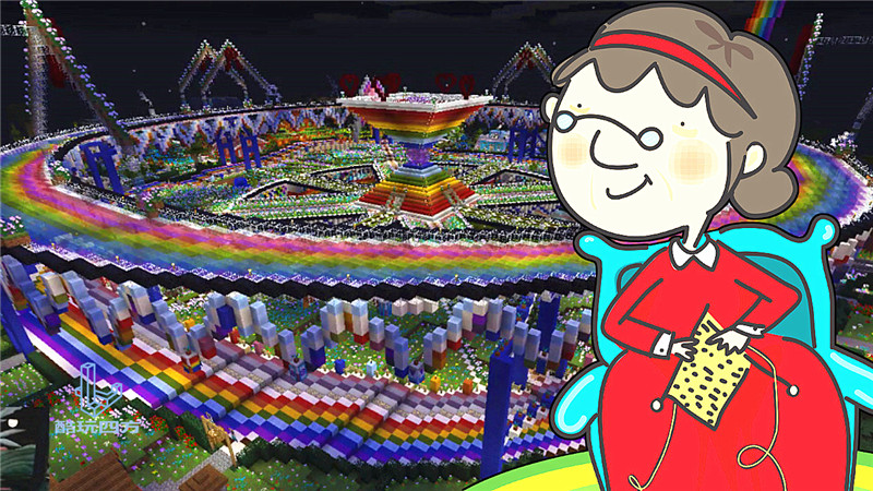 我的世界老奶奶视频,我的世界版六十岁老奶奶