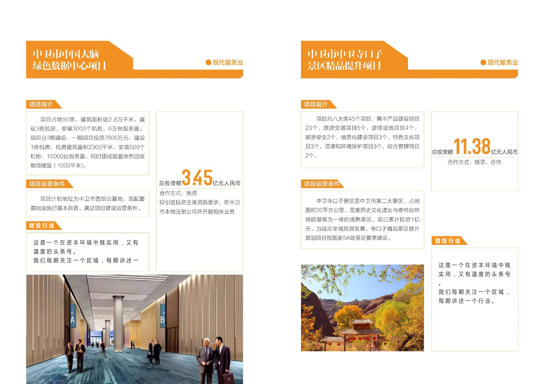 西部产业园项目,西部投资集团代表项目