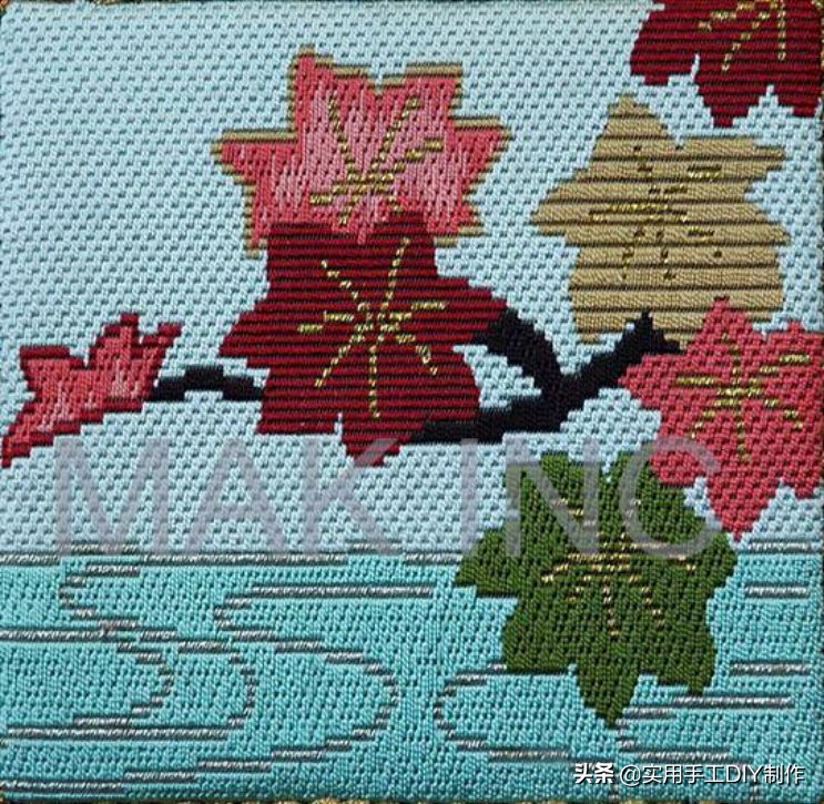 刺绣收藏简单又美丽的刺绣图样,刺绣原图日本小清新花朵刺绣