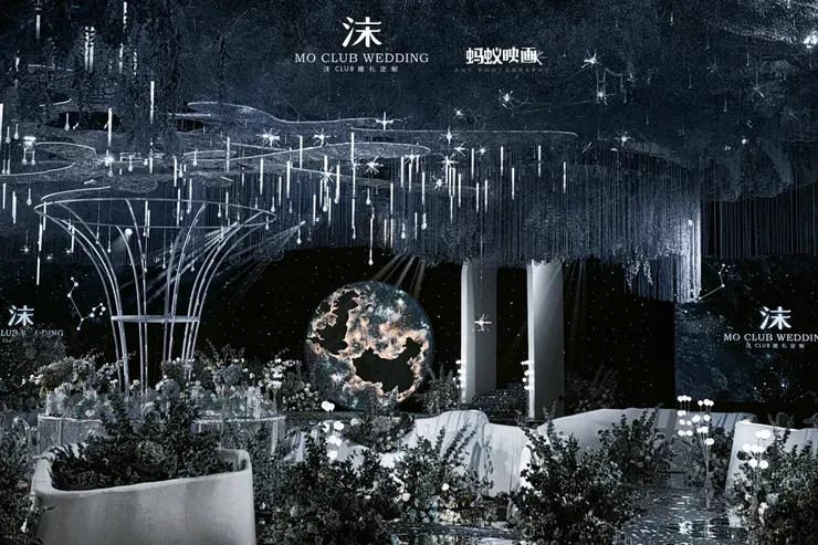一场神秘浪漫的星空婚礼主题,一场神秘浪漫的星空婚礼