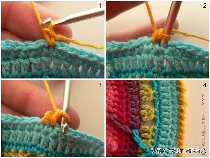 曼陀罗毯子编织教程,苏菲花园曼陀罗毯子钩法高清图解