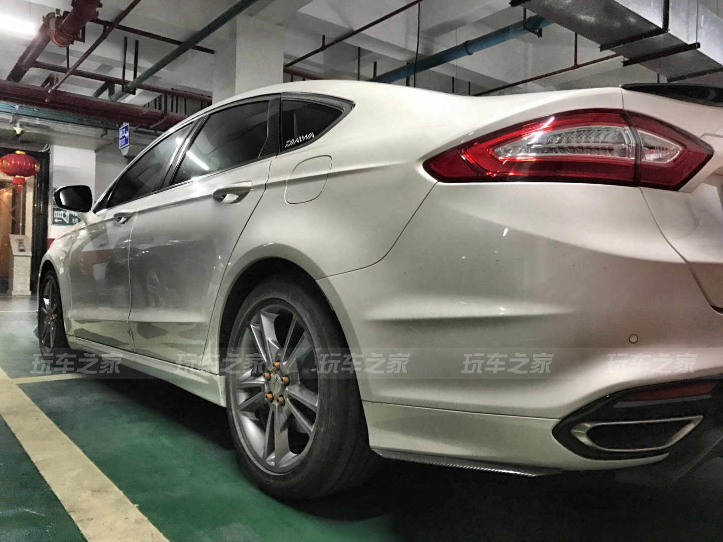 福特蒙迪欧2024新款改装门把手,2020款蒙迪欧个性改装灯光效果