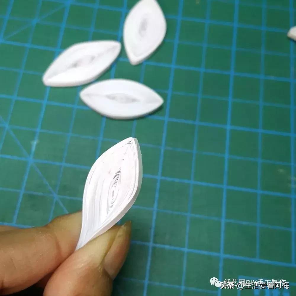 简单易学褶皱纸手工花束教师节,衍纸教师节立体花束教程