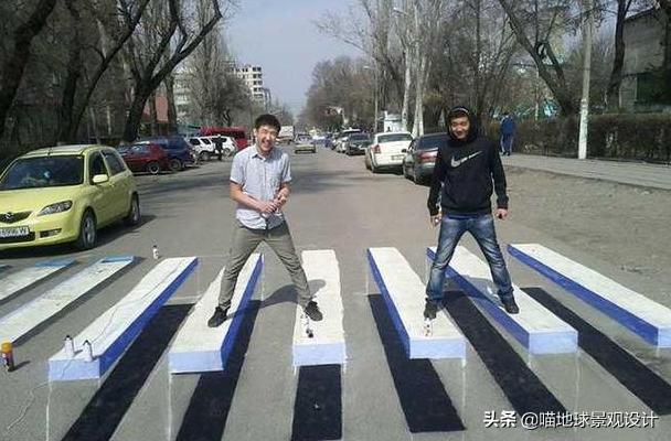 人行道创意,有创意的斑马线