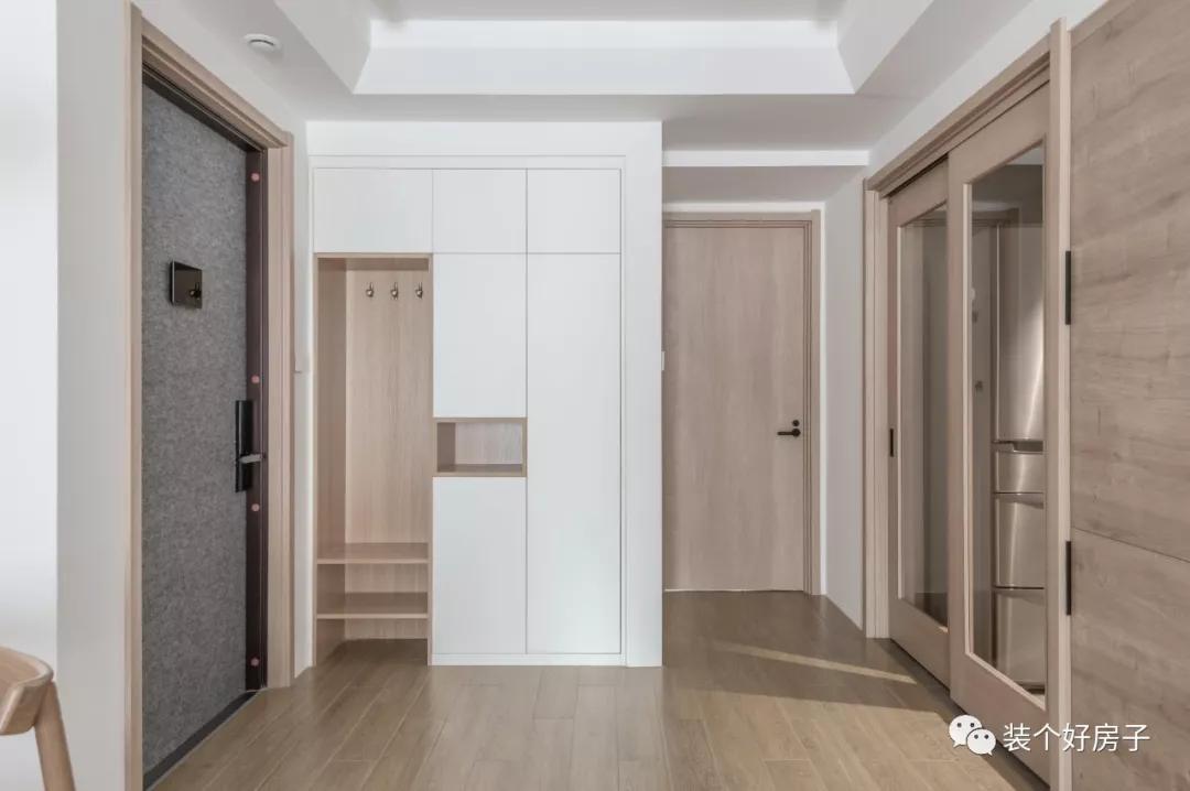 多功能开放式书房柜子,120平家庭隐藏式书房设计