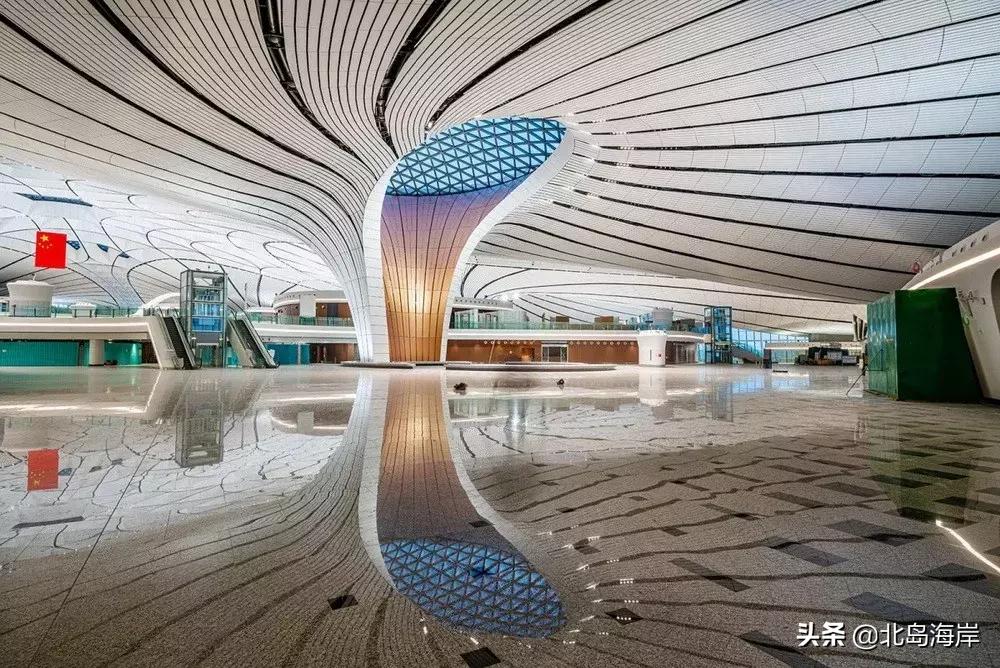 北京大兴机场建设进度照片,北京大兴机场内部高清图片