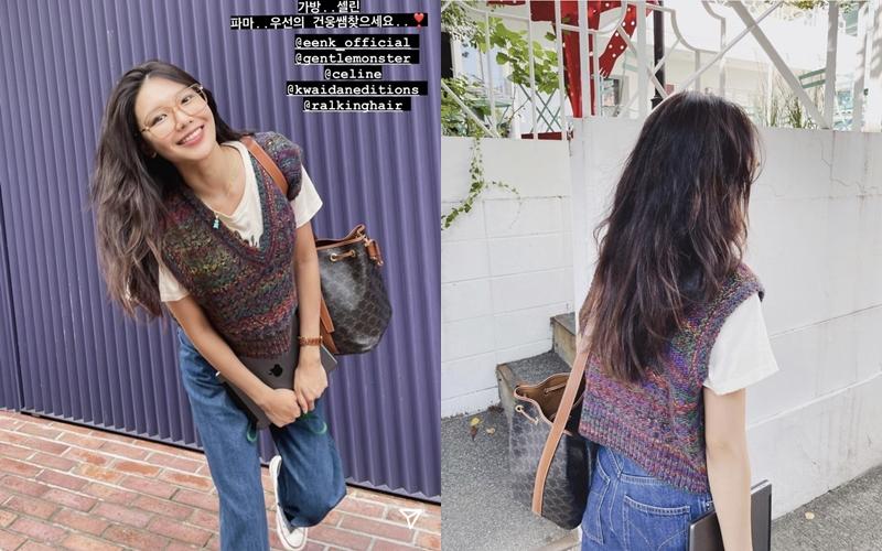 林允儿萝卜裤搭配,韩国女明星机场穿搭林允儿