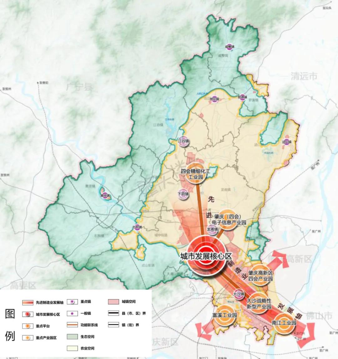广东四会城市未来规划图,四会大湾区规划图