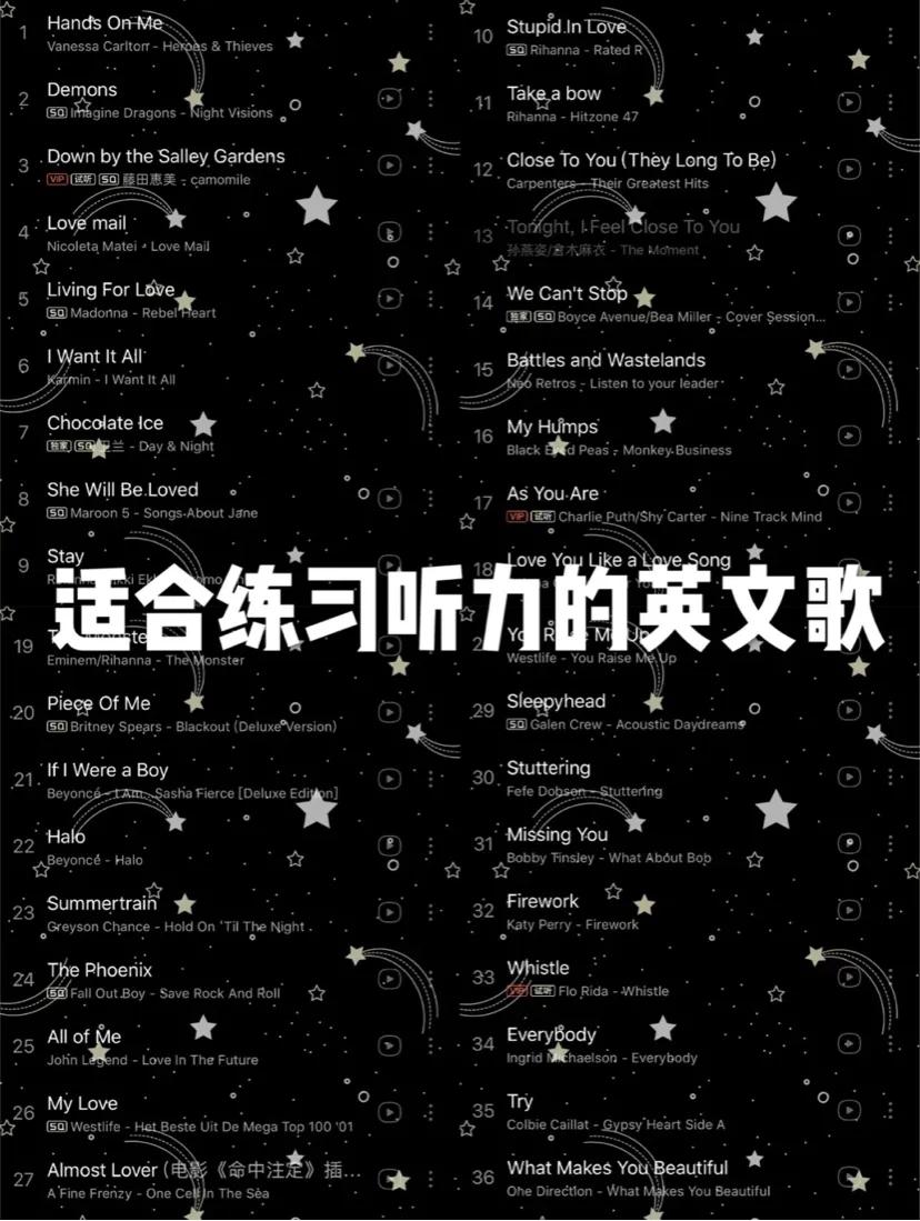 英语四六级听力前奏英文歌,最适合听力提升的经典英文歌收藏