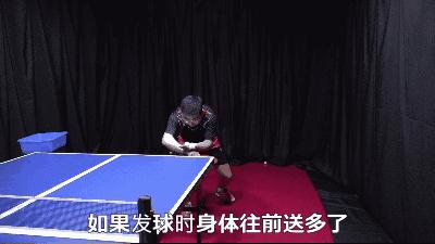 反手发球长短控制,反手发球长短球