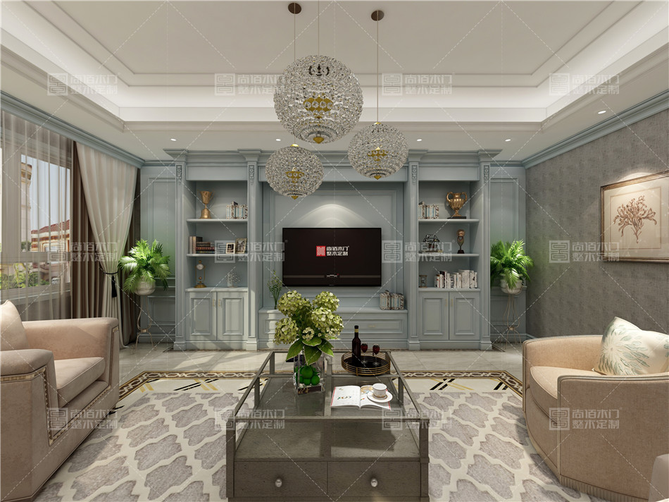 趁着岁月静好，把家“装”扮起来，博乐山水雅居206㎡简约效果图