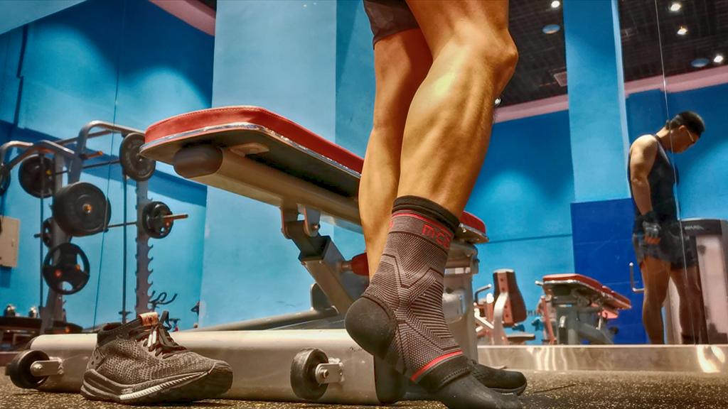 迈克达威195r护踝怎么穿,迈克达威护脚踝