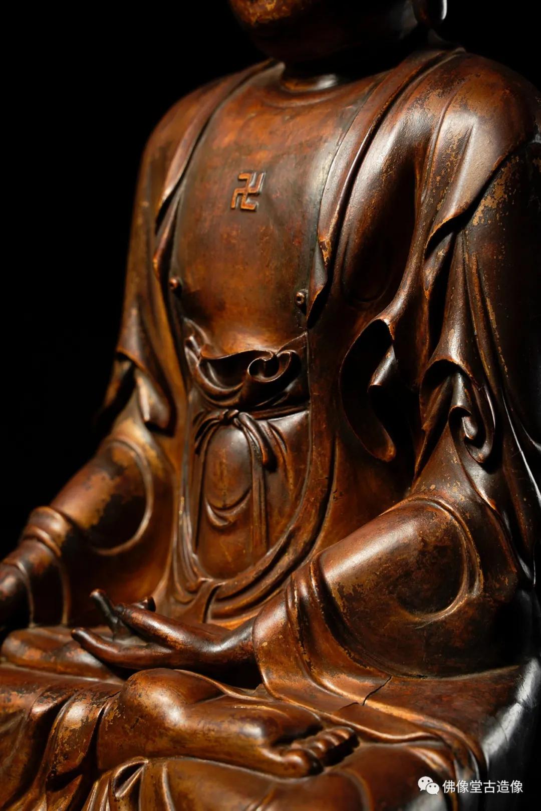 永乐宫廷佛造像拍卖价格,漆木造像