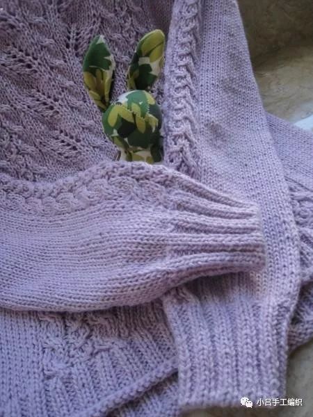 宽松针织套头毛衣图解,前短后长休闲毛衣外搭