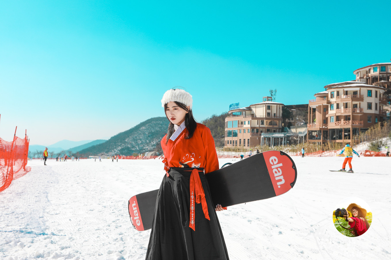 安吉云上草原滑雪场里的酒店,安吉云上草原滑雪场高级雪道索道